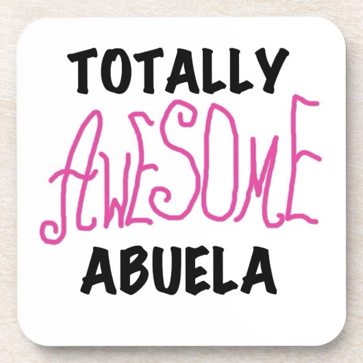 ピンクのトータル素晴らしアベラ・ギフト コースター (正面)