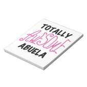 ピンクのトータル素晴らしアベラ・ギフト ノートパッド (回転)
