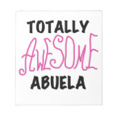 ピンクのトータル素晴らしアベラ・ギフト ノートパッド (正面)