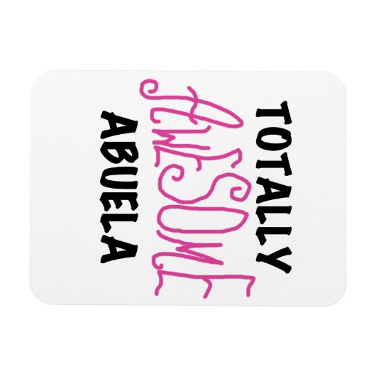 ピンクのトータル素晴らしアベラ・ギフト マグネット (横)