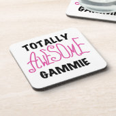 ピンクのトータル素晴らしゲーミージギフト コースター (左側)