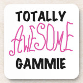 ピンクのトータル素晴らしゲーミージギフト コースター (正面)