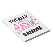 ピンクのトータル素晴らしゲーミージギフト ノートパッド (アングル)