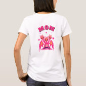 ピンクのドラゴンTシャツ Tシャツ (裏面)