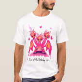 ピンクのドラゴンTシャツ Tシャツ (正面)