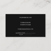 ピンクのドリップケーキ生地の名刺 名刺 (裏面)