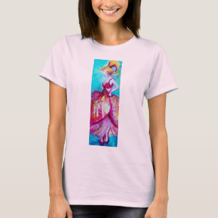 ピンクのドレスの美しさ Tシャツ