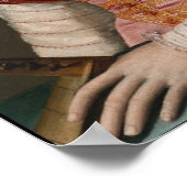 ピンクのドレスを着た女性ファッションの劇場衣装 ポスター (角)