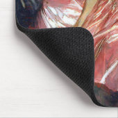 ピンクのドレスを着た女性(ジョバンニ・ボルディーニ) マウスパッド (コーナー)