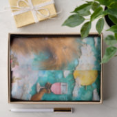 ピンクのドレスを着た愛らしいリス 薄葉紙 (ギフト)