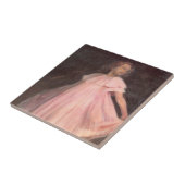 ピンクのドレスを着た若い女性ダンサー タイル (側面)