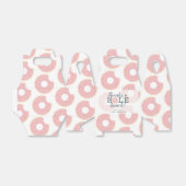 ピンクのドーナツありがとう赤ちゃんシャワーのギフトボックス フェイバーボックス (折り畳みなし)