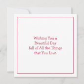 ピンクのドーナツとコーヒー | 保Touch カード (裏面)