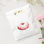 ピンクのドーナツのパーティーの好意バッグ。カスタマイズトレンディー フェイバーバッグ (封をした状態)