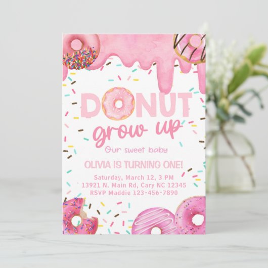 ピンクのドーナツはgir招待状を育てる。 招待状 (スタンド正面)