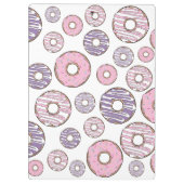 ピンクのドーナツ,紫のドーナツ,ふりかけ,あなたの名前 クリップボード (裏面)