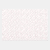 ピンクのナツクラッカーキャンディークリスマスホリデー ラッピングペーパーシート (正面3)