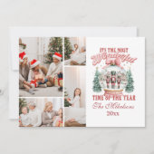 ピンクのナツクラッカークリスマス4 Photo Wonderland Gl シーズンカード (正面)