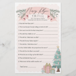 ピンクのナツクラッカー子供部屋韻トリビアベビーゲーム