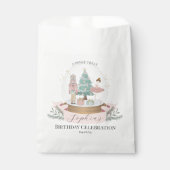 ピンクのナツクラッカー誕生日パーティーはクッキーの治療を好む フェイバーバッグ (正面)