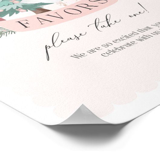 ピンクのナツクラッカー誕生日パーティーはパーティーを支持する ポスター (角)