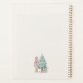 ピンクのナツクラッカー赤ちゃんシャワー初年度マイルストーン プランナー手帳 (裏面)