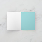 ピンクのナース医療テーマ サンキューカード (内部)