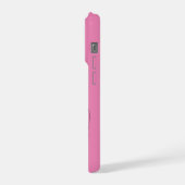 ピンクのニャーネコ iPhoneケース (左側面)