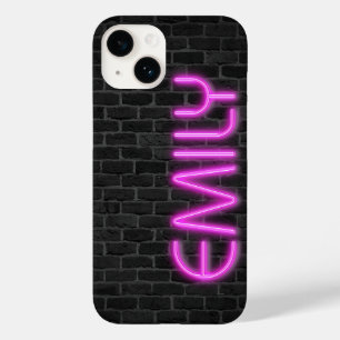 ピンクのネオンでエミリー Case-Mate iPhone 14ケース