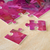 ピンクのネオンマンダラネコ ジグソーパズル (側面)