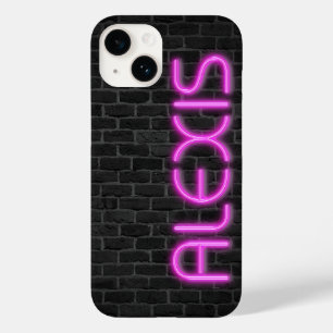 ピンクのネオンライトのアレクシス Case-Mate iPhone 14ケース