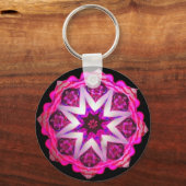 ピンクのネオン・カレイドスター キーホルダー (正面)