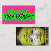 ピンクのネオン 名刺 (正面/裏面)