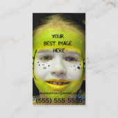 ピンクのネオン 名刺 (裏面)