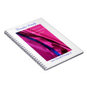 ピンクのノートをこぼすこと ノートブック (右側)