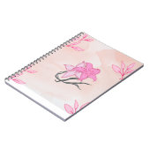 ピンクのノート ノートブック (左側)