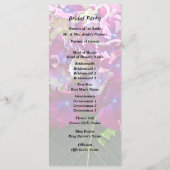 ピンクのハイドランジア2個 プログラム (裏面)