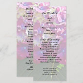 ピンクのハイドランジア2個 プログラム (正面/裏面)