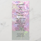 ピンクのハイドランジア2個 プログラム (正面)