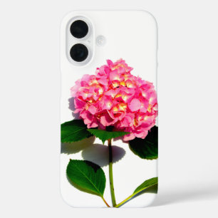 ピンクのハイドランジア ピンクの花 ピンクの花 iPhone 16ケース