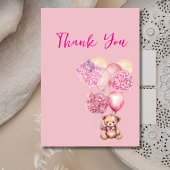 ピンクのハイドランジア 感謝カード ほぼ待つことができません 招待状