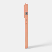 ピンクのハイヒールでがんのお尻を蹴る サッシーなサバイバー iPhoneケース (左側面)