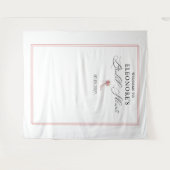 ピンクのハイヒールブライダルシャワーへようこそ タペストリー (正面(横))