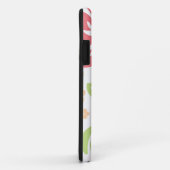 ピンクのハイビスカスのハワイの花パターン Case-Mate iPhoneケース (裏面/右)