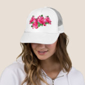 ピンクのハイビスカスの女王の帽子 キャップ (インサイチュ)