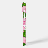 ピンクのハイビスカスの水彩模様 Case-Mate iPhoneケース (裏面 / 左)