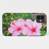 ピンクのハイビスカスの花 Case-Mate iPhoneケース (裏面(横))