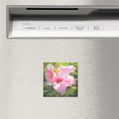 ピンクのハイビスカスフラワー マグネット (インサイチュ (食洗機))