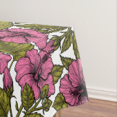 ピンクのハイビスカス花 テーブルクロス (インサイチュ)