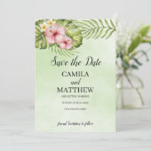 ピンクのハイビスカス セーブザデート (スタンド正面)